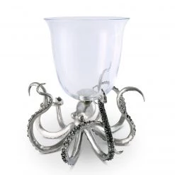 Vagabond House Octopus Glass Ice Bucket Sea And Shore