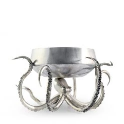 Vagabond House Octopus Stainless Steel Centerpiece Bowl