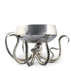 Vagabond House Octopus Stainless Steel Centerpiece Bowl