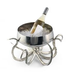 Vagabond House Octopus Stainless Steel Centerpiece Bowl
