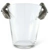 Vagabond House Pelican Pewter Handle Glass Ice Bucket