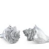 Vagabond House Pewter Conch Shells Salt & Pepper Set Sea And Shore