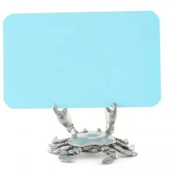 Vagabond House Pewter Crab Place Card Holder