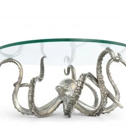 Vagabond House Pewter Octopus Dessert Stand - MED Sea And Shore