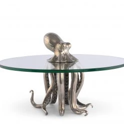 Vagabond House Pewter Octopus Dessert Stand - SM
