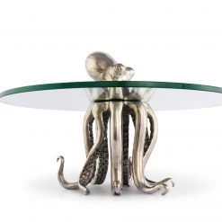 Vagabond House Pewter Octopus Dessert Stand - SM 7 Vagabond House Pewter Octopus Dessert Stand - SM