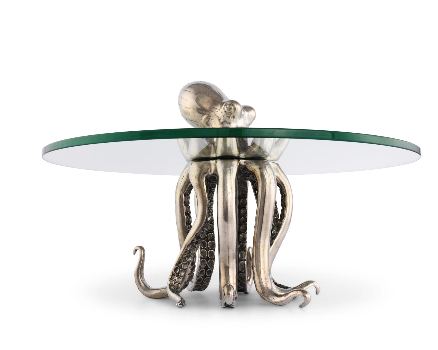 Vagabond House Pewter Octopus Dessert Stand - SM 4 Vagabond House Pewter Octopus Dessert Stand - SM