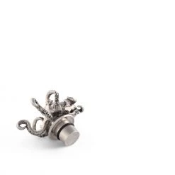 Vagabond House Pewter Octopus Liquor Decanter Top Sea And Shore