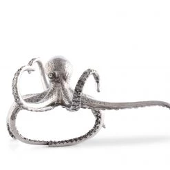Vagabond House Pewter Octopus Napkin Ring Sea And Shore