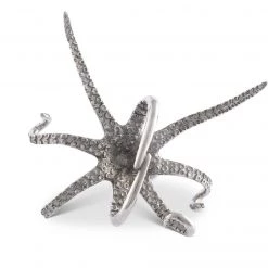 Vagabond House Pewter Octopus Napkin Ring Sea And Shore