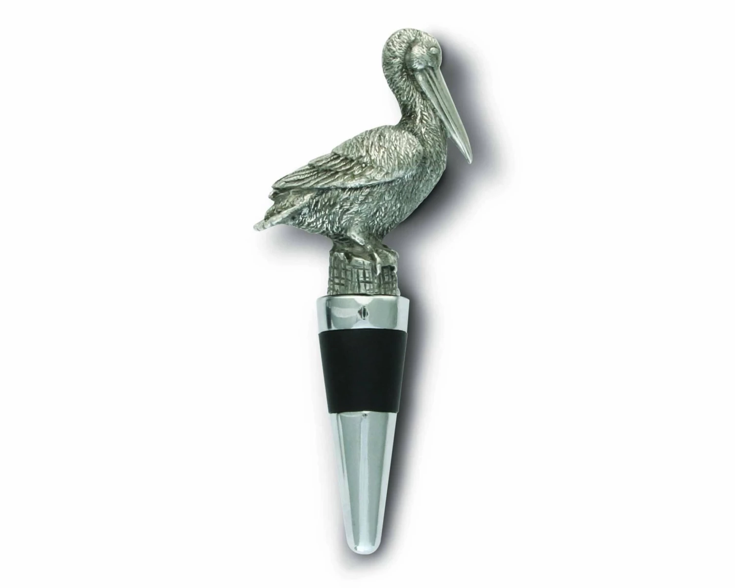 Vagabond House Pewter Pelican Bottle Stopper 1 Vagabond House Pewter Pelican Bottle Stopper