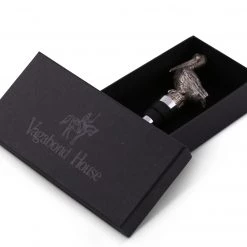 Vagabond House Pewter Pelican Bottle Stopper