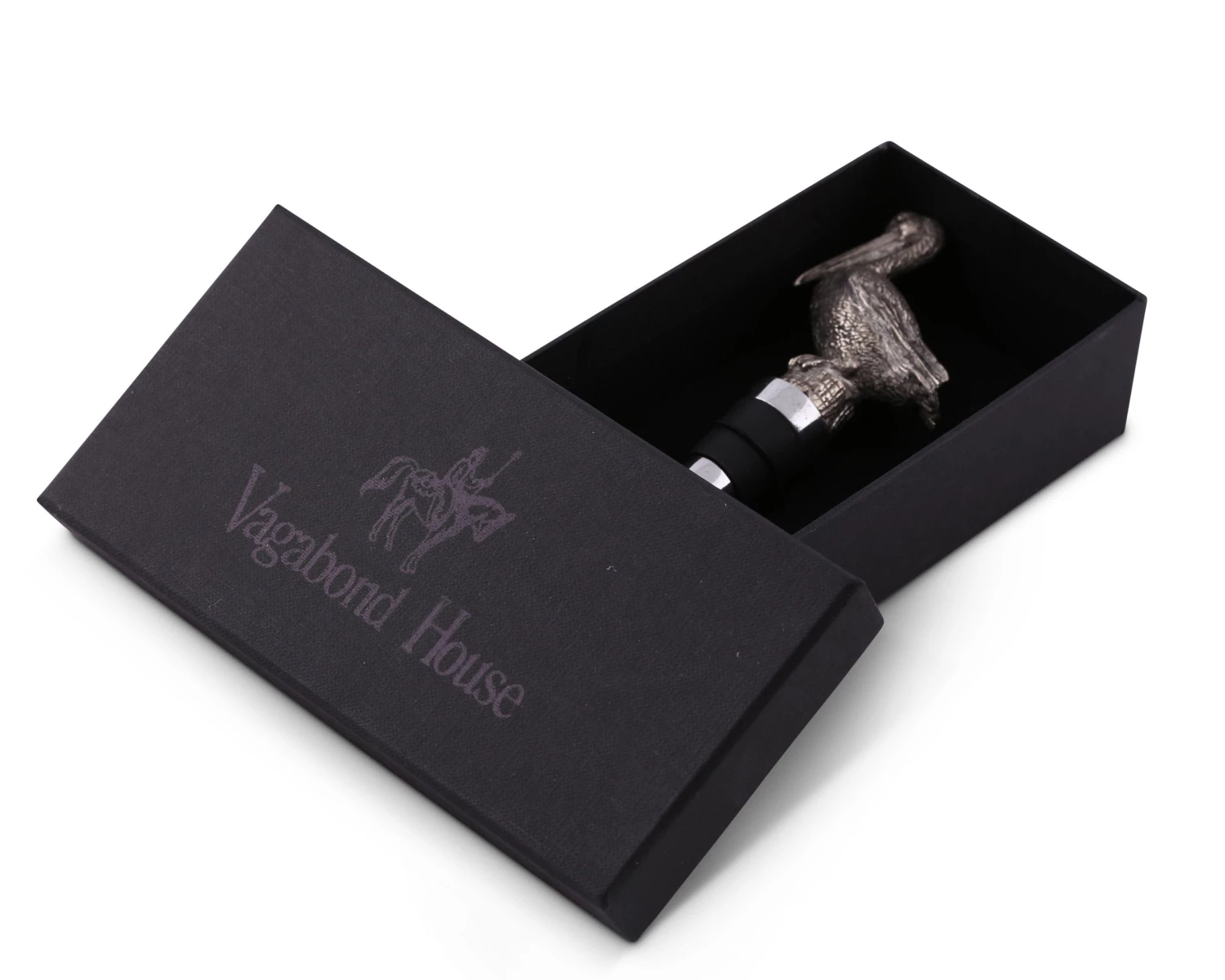 Vagabond House Pewter Pelican Bottle Stopper 2 Vagabond House Pewter Pelican Bottle Stopper