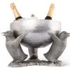 Vagabond House Pewter Penguin Ice Tub Sea And Shore