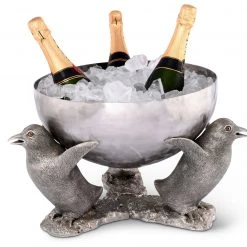 Vagabond House Pewter Penguin Ice Tub Sea And Shore