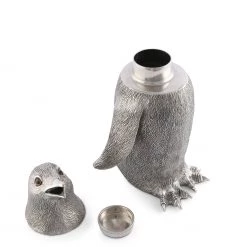 Vagabond House Sea And Shore Pewter Penguin Shaker