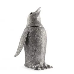 Vagabond House Sea And Shore Pewter Penguin Shaker