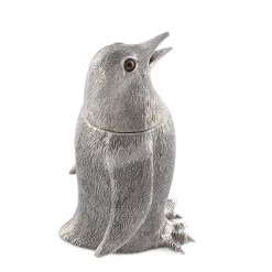 Vagabond House Sea And Shore Pewter Penguin Shaker