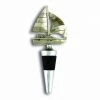Vagabond House Sea And Shore Pewter Sail Boat Bottle Stopper