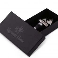 Vagabond House Sea And Shore Pewter Sail Boat Bottle Stopper