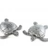 Vagabond House Pewter Sea Turtles Salt & Pepper Set