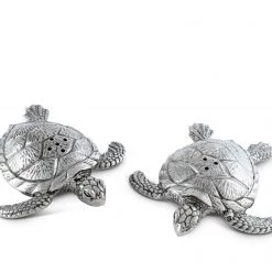 Vagabond House Pewter Sea Turtles Salt & Pepper Set