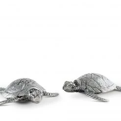 Vagabond House Pewter Sea Turtles Salt & Pepper Set