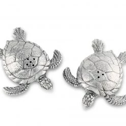 Vagabond House Pewter Sea Turtles Salt & Pepper Set