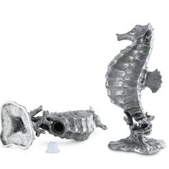 Vagabond House Pewter Seahorses Salt & Pepper Set