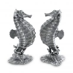 Vagabond House Pewter Seahorses Salt & Pepper Set