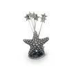 Vagabond House Pewter Star Fish Cheese Pick Set Sea And Shore