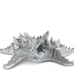Vagabond House Pewter Star Fish Salt & Pepper Set Sea And Shore