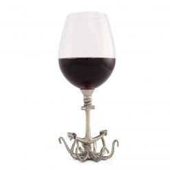 Vagabond House Sea And Shore Octopus Stemware