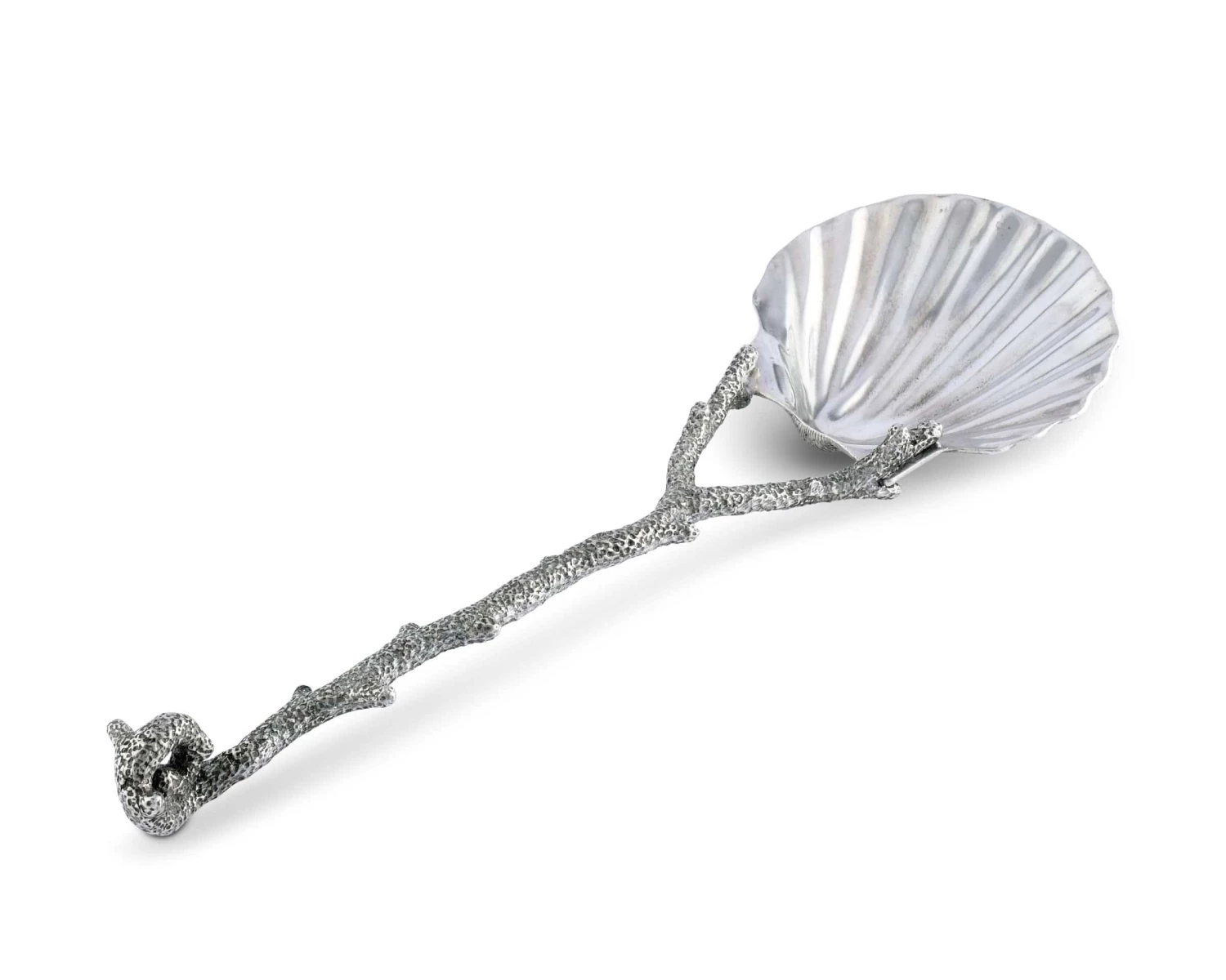 Vagabond House Scallop Shell Coral Serving Spoon 1 Vagabond House Scallop Shell Coral Serving Spoon