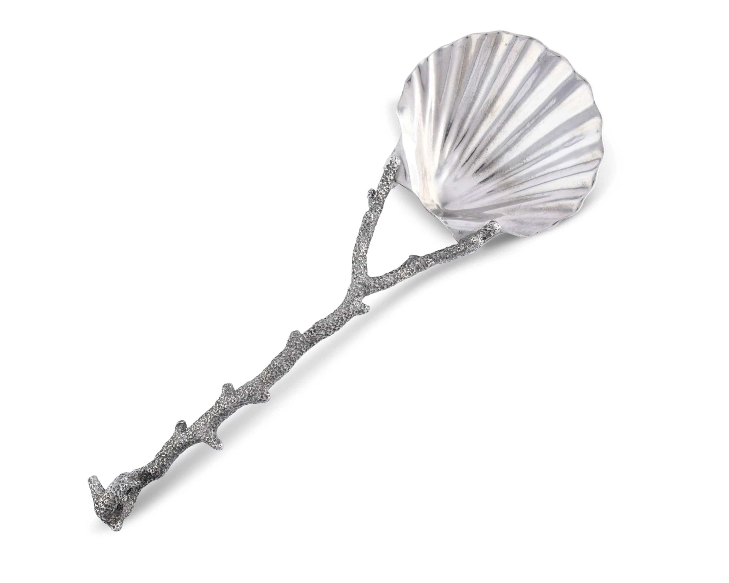 Vagabond House Scallop Shell Coral Serving Spoon 3 Vagabond House Scallop Shell Coral Serving Spoon