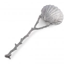 Vagabond House Scallop Shell Coral Serving Spoon 7 Vagabond House Scallop Shell Coral Serving Spoon