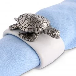 Vagabond House Sea Turtle Stoneware Napkin Ring