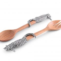Vagabond House Seahorse Salad Server Set