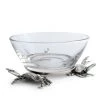 Vagabond House Sea And Shore Crab Glass Dip Bowl