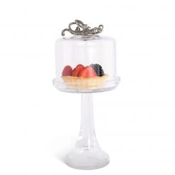 Vagabond House Octopus Glass Covered Cake / Dessert Stand