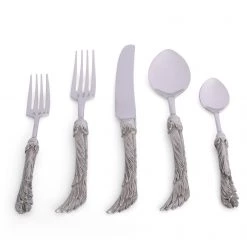 Vagabond House Avian Pattern Stainless Place Setting Song Bird