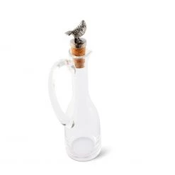 Vagabond House Cruet Bottle With Song Bird Cork Stopper