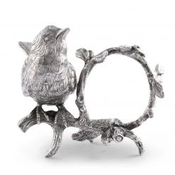 Vagabond House Pewter Song Bird Napkin Ring