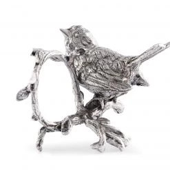 Vagabond House Pewter Song Bird Napkin Ring