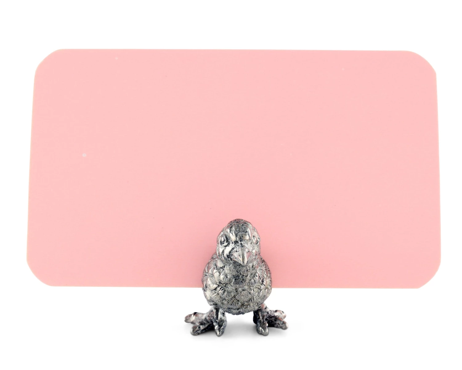 Vagabond House Pewter Song Bird Place Card Holder 1 Vagabond House Pewter Song Bird Place Card Holder