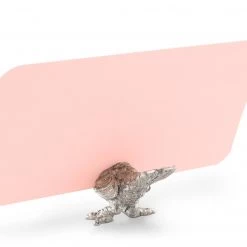 Vagabond House Pewter Song Bird Place Card Holder 7 Vagabond House Pewter Song Bird Place Card Holder