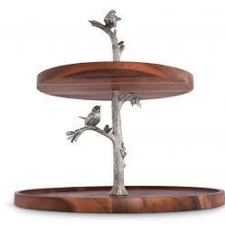 Vagabond House Song Bird Cheese Stand Two Tier