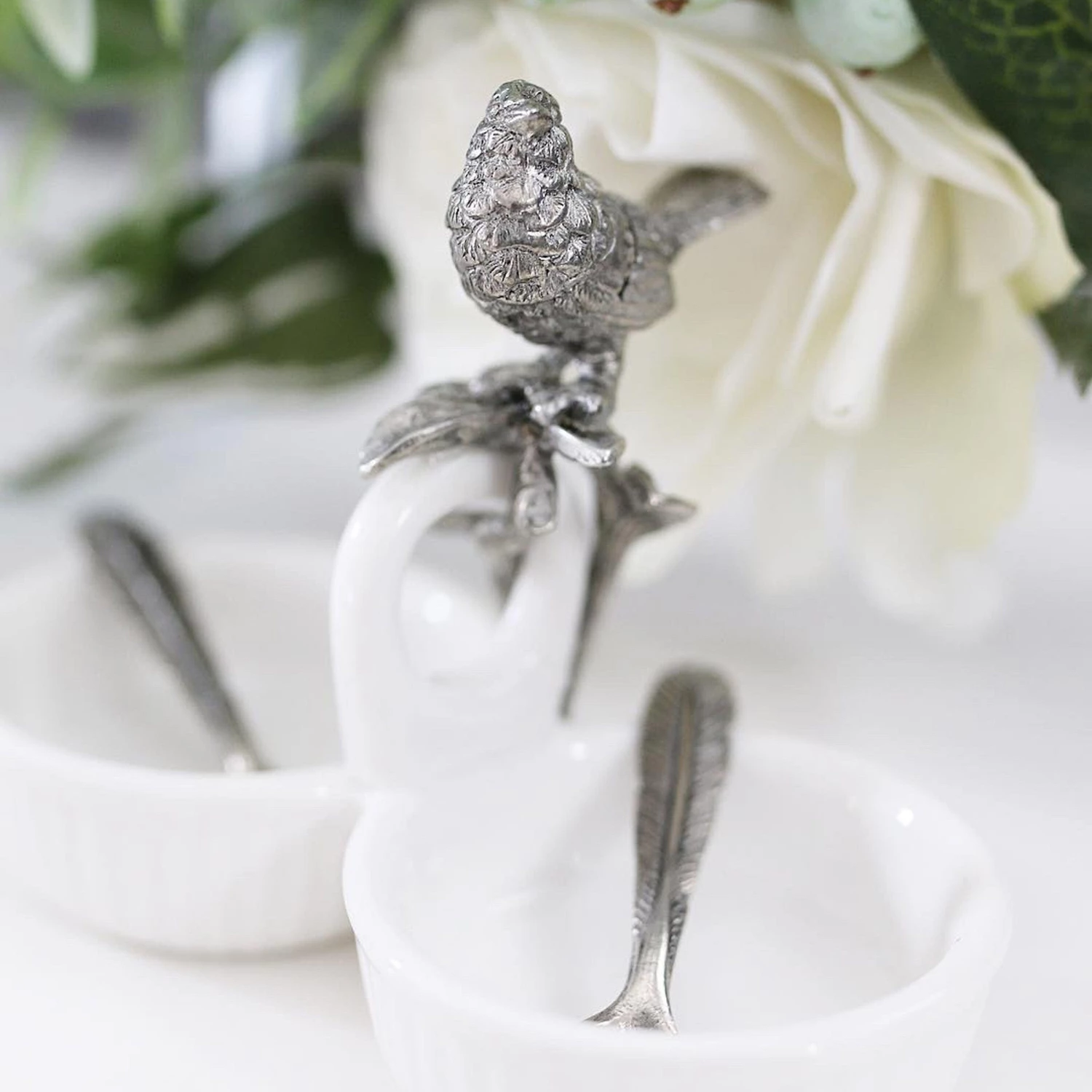 Vagabond House Song Bird Dbl Salt Cellar 4 Vagabond House Song Bird Dbl Salt Cellar
