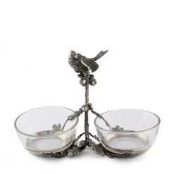 Vagabond House Song Bird Double Condiment Bowl