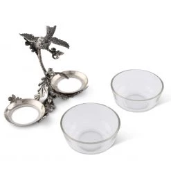 Vagabond House Song Bird Double Condiment Bowl